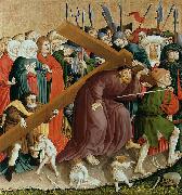 Hans Multscher The Cross of Christ; The Wings of the Wurzach Altar oil painting artist